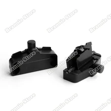 100 шт./лот, черный цвет, eas AM, безопасная метка для молока, сухого молока, жесткая бирка 58 кГц, зажим питания для молока