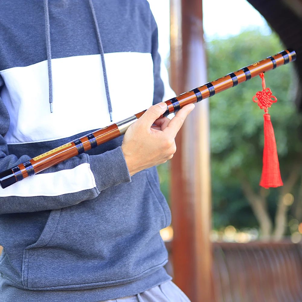 Anos de Bambu Seco a ar Flauta de Bambu de Alta Feito de 8 Mbat Amargo Qualidade Transversal Instrumentos Musicais Tradicionais Chineses m - Image 3