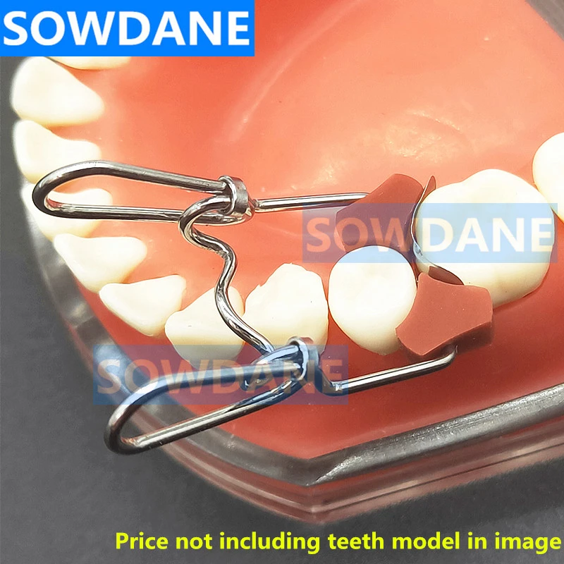 Dental Orthodontic Addon Autoclavable Silicon Rubber Elastic Wedge Wedges Dental Clip Matrice