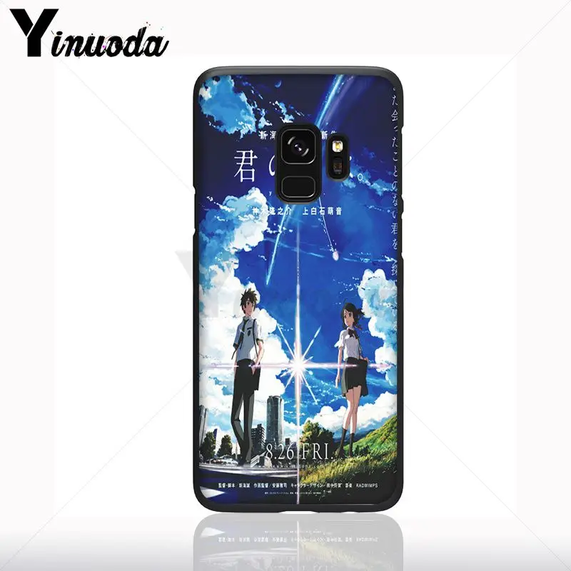 Kiminonawa Anda Nama Anime Jepang Aksesoris Case untuk Samsung Galaxy S10plus S9 Plus S8plus S10E A50 A70 A10 Ponsel