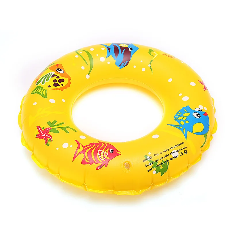 60 Cm Diameter Multi-Color Selectable Children Play with Water Inflatable Toy PVC Burlap Texture Cloth Swimming Tube