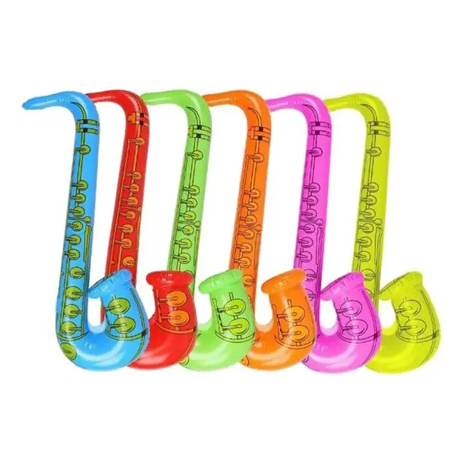 Mini Environmental Protection PVC Inflatable Musical Instrument Simulation Stage Props Party Supplies Early Development Toy 3