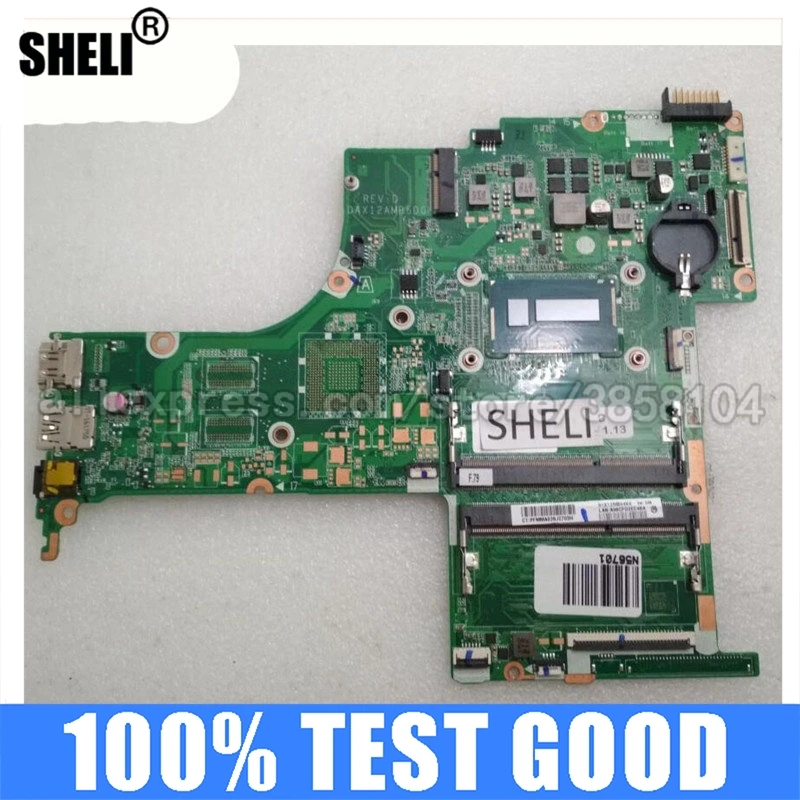 Материнская плата SHELI для HP 15-AB модель 2 5G DAX12AMB6D0 836098-601 | Компьютеры и офис