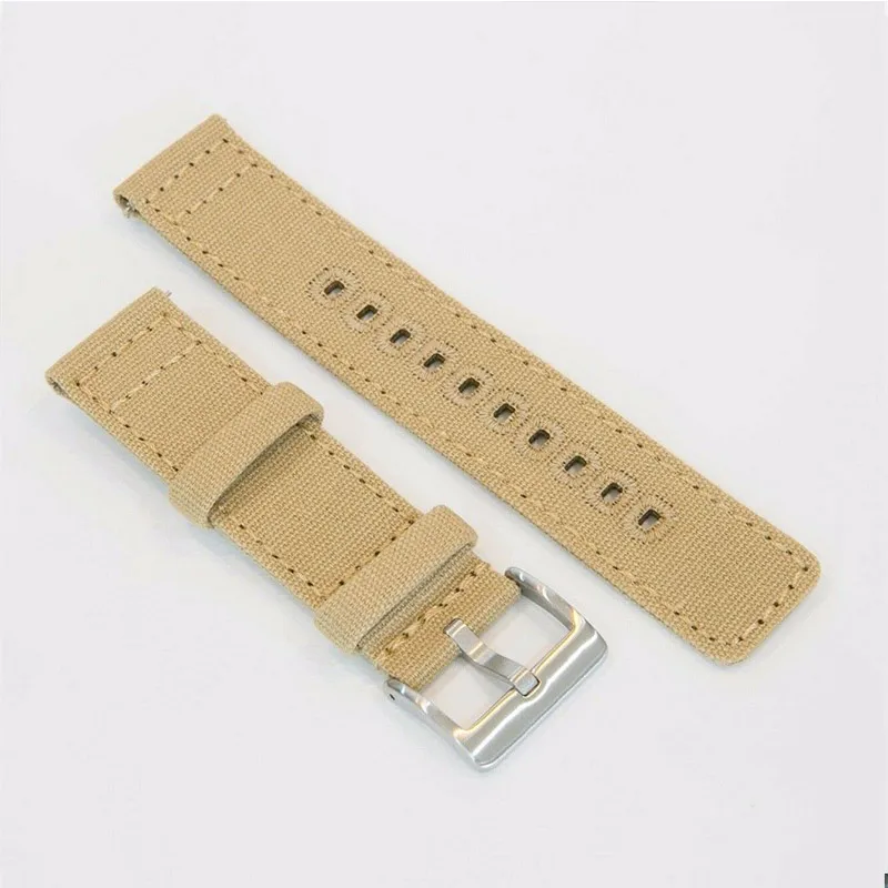 

Premium Canvas Watch Strap Wristband Quick Release 18mm 22mm 24mm TUE88
