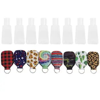 

8 Sets Mini Bottles Practical Convenient Creative Portable Empty Bottles Lipstick Cover for Travel
