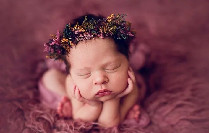 Baby props headbands flower headband infant party studio handmade newborn photography props christmas headband wedding headbands