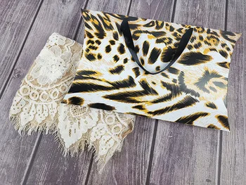 

10pcs large gift box candy favor packing pillow box brown/black color paper jewelry packing & display box