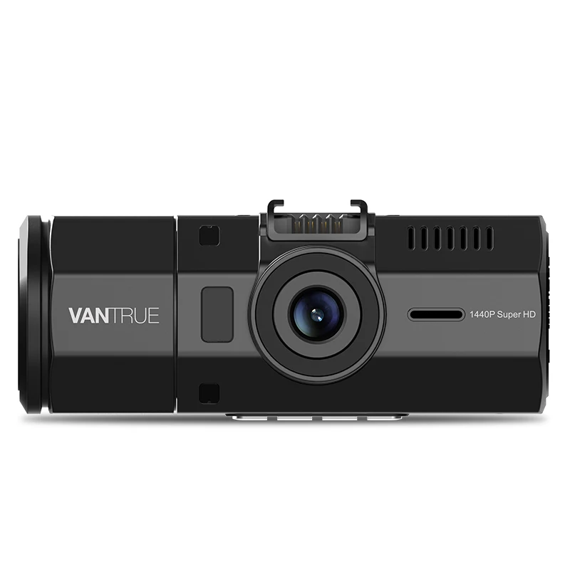 VANTRUE N2 Pro Dash Camera 1440P Dash Cam Front and Cabin Dual 1080P Car DVR Vehicle Video Recorder,IR Night Vision,Parking Mode