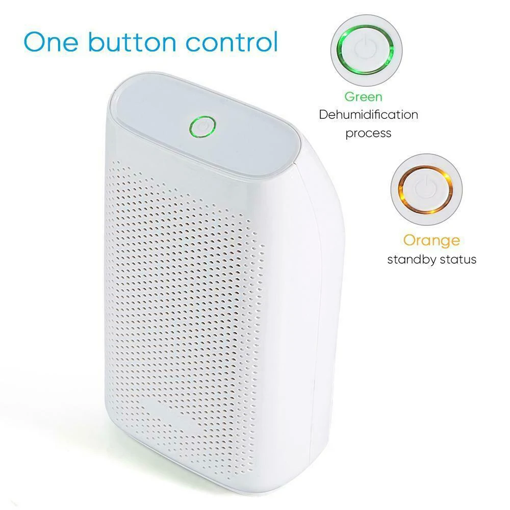 Portable Electric Home  Dehumidifier With 700ml Water Tank Moisture Absorbers Air Dryer Quiet Air Dehumidifier For Basement