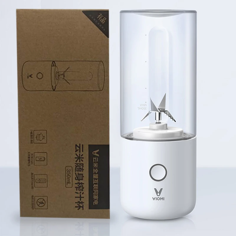 Basic with box Соковыжималка xiaomi, соковыжималка, блендер для фруктов, электрический портативный блендер для смузи, Кухонный комбайн, апельсиновая медленная соковыжималка VIOMI 5 - Цвет: Basic with box