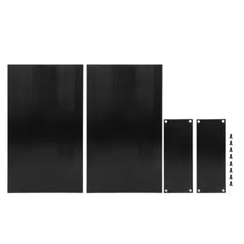 

Aluminum Project Box Brushed Black Split-Type Enclosure Case DIY PCB Junction Casing 54x145x250mm