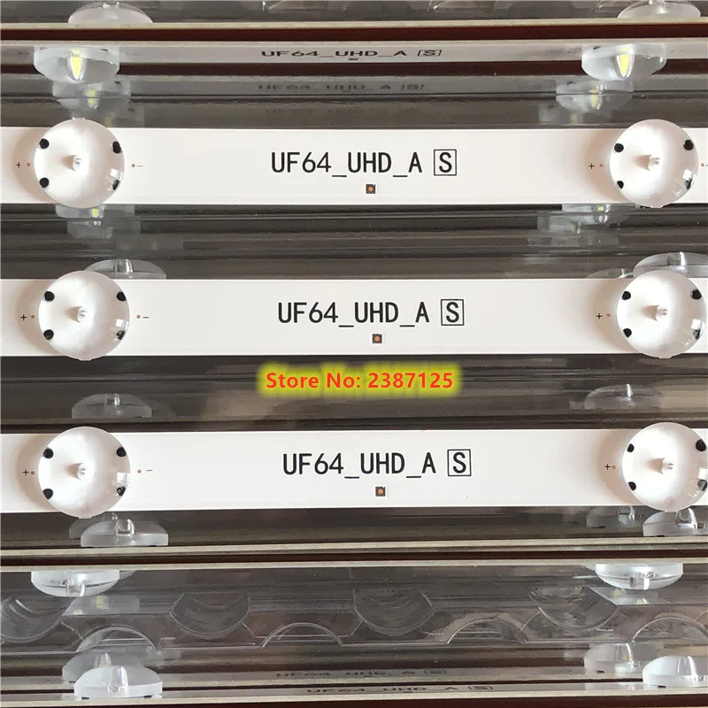 1 комплект = 3 шт. 8 светодиодный s Подсветка полосы UF64_UHD_A /43LH60_FHD/43LH51_FHD_A 43LH51_FHD_B для LG