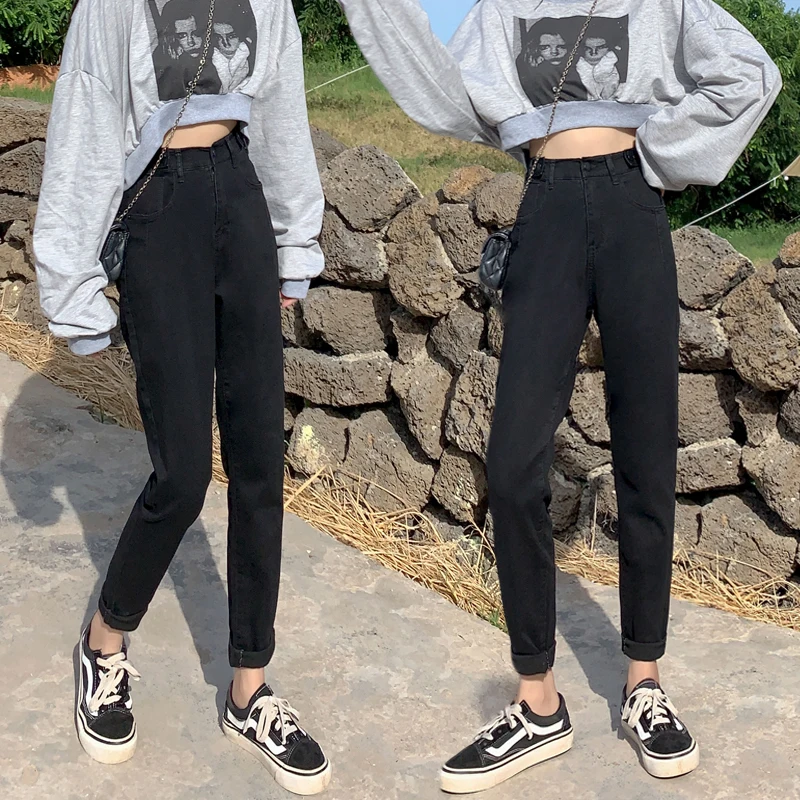 Ladies Denim Harem Pants Vintage mom 