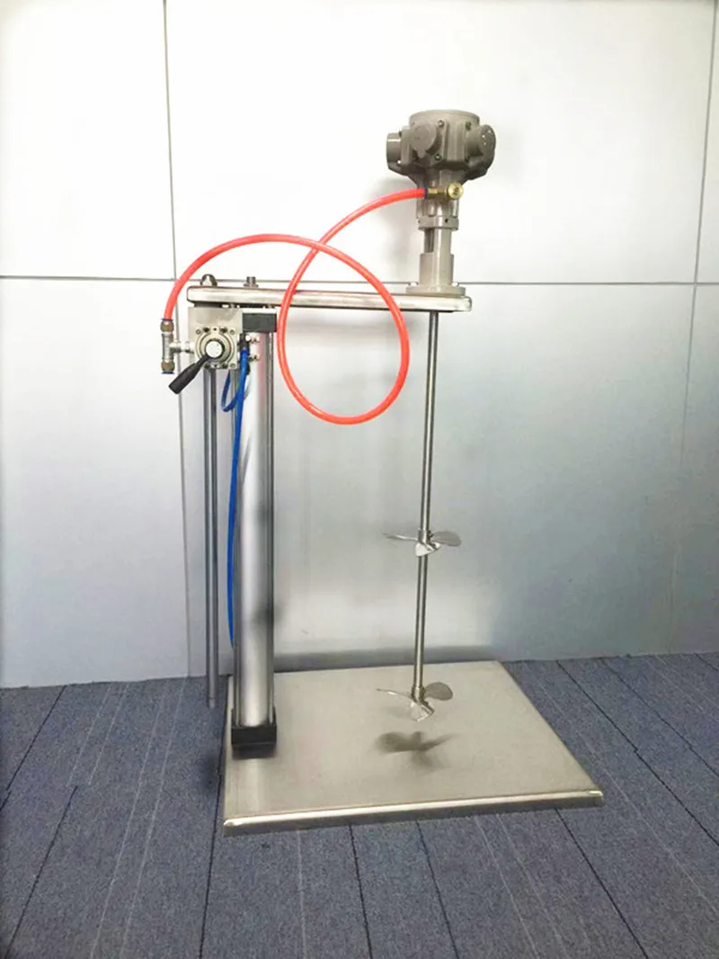 

PARMARC 50gallon blender Pneumatic lifting high power mixer dispersion machine thickened stainless steel support
