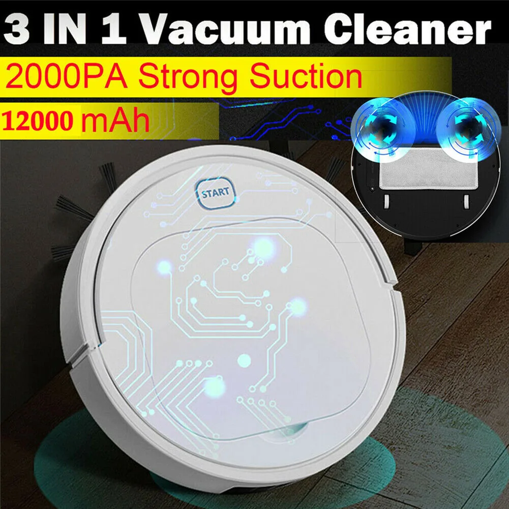 3 in 1 Automatic Charging Intelligent Sweeping Robot Vacuum Cleaner Dry