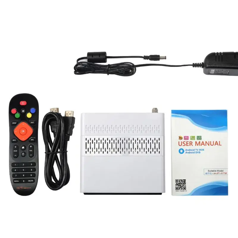 Freesat GTmedia GTS Android 6,0 4K Smart tv BOX Amlogic S905D Combo DVB-S2 спутниковый ресивер 2G/8GB BT4.0 телеприставка LX9A