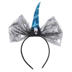 Шарф для Хэллоуина Синий Единорог Shantou повязка на голову элемент Девушка повязка обруч для волос для вечерние украшения использования