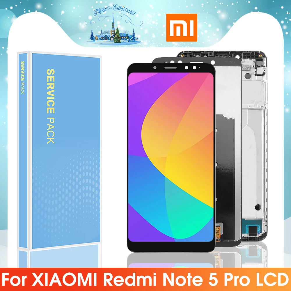 5,99 '' ЖК-дисплей для Xiaomi Redmi Note 5 Pro lcd дисплей кодирующий преобразователь сенсорного экрана в сборе рамка с для Redmi Note5 Note5 Pro