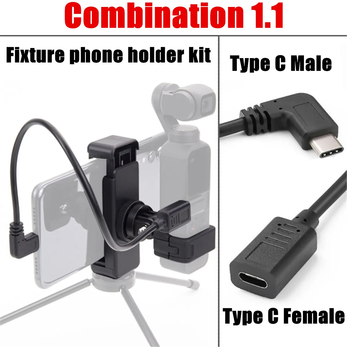 8 stylesmulti-функция расширенный водонепроницаемый USB соединение микрофона адаптер для TYPE C/Micro/DJI Osmo Pocket/iphone - Цвет: Серебристый