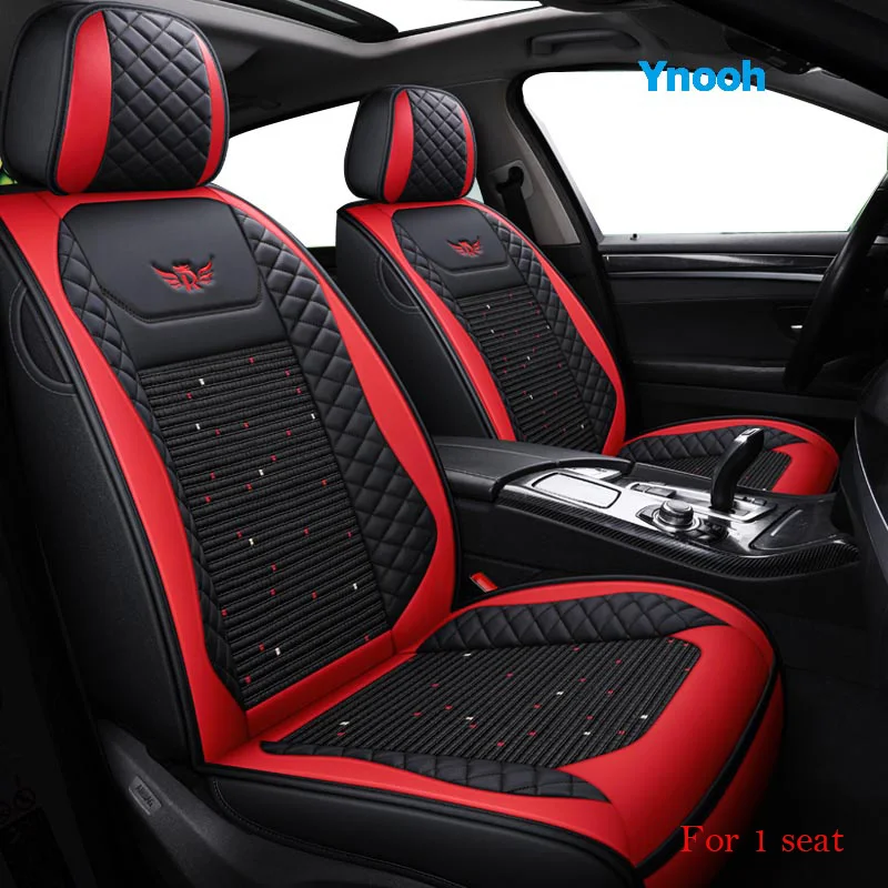 Ynooh Car seat covers For nissan leaf x trail t30 navara d40 almera n16 primera p12 terrano teana j32 classic one car protector - Название цвета: color 3