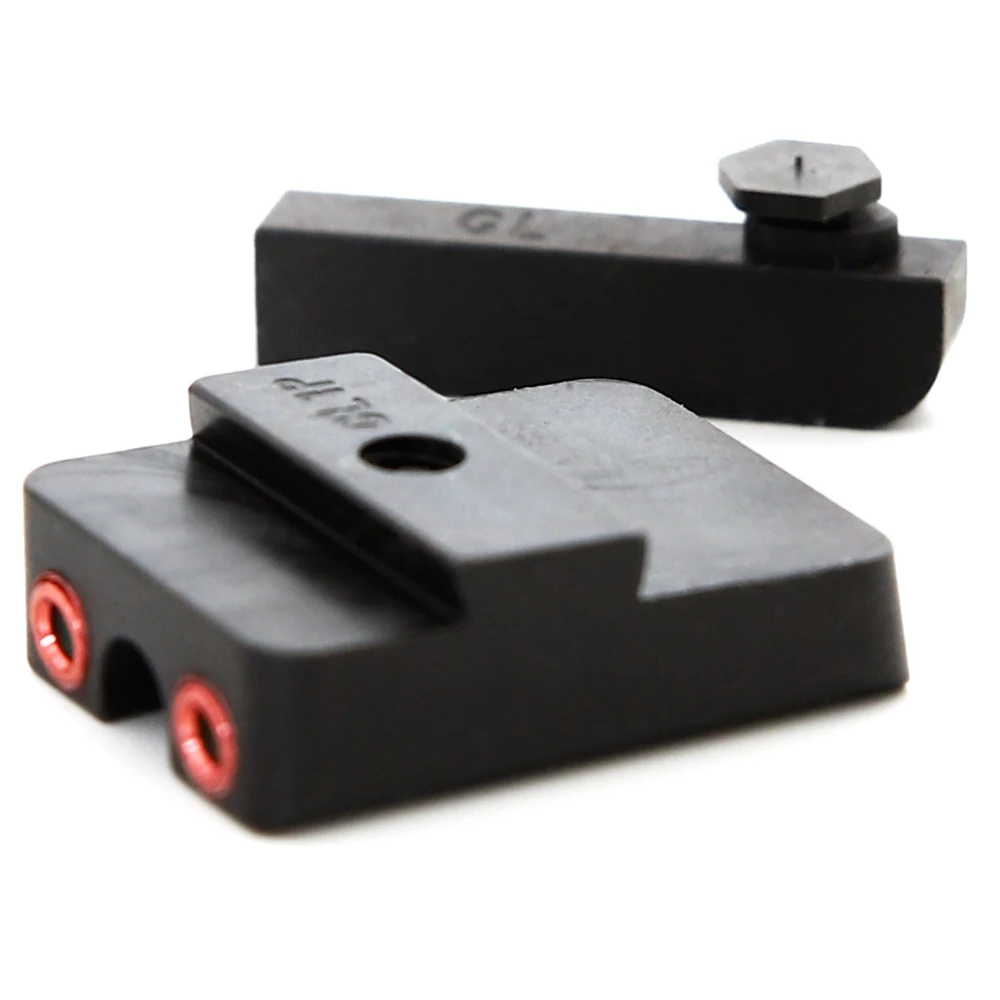 Задний фокусирующий замок для Glock Gear настоящее красное и зеленое оптоволокно 17/17L