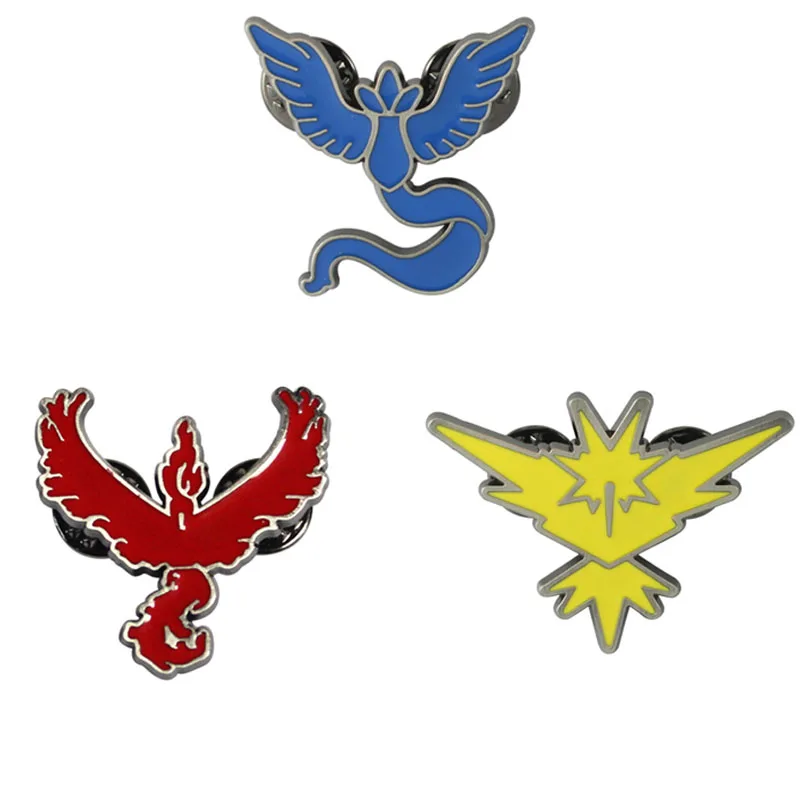 

Pokemon Go pin and brooch Cartoon Pocket Monsters enamel Figure backpack badge men women bag pins brooches fahsion gift jewelry
