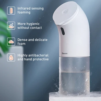 

Automatic Liquid Soap Dispenser Induction Foaming Without Liquid Hand Washing Device For Kitchen Bathroom Acessories