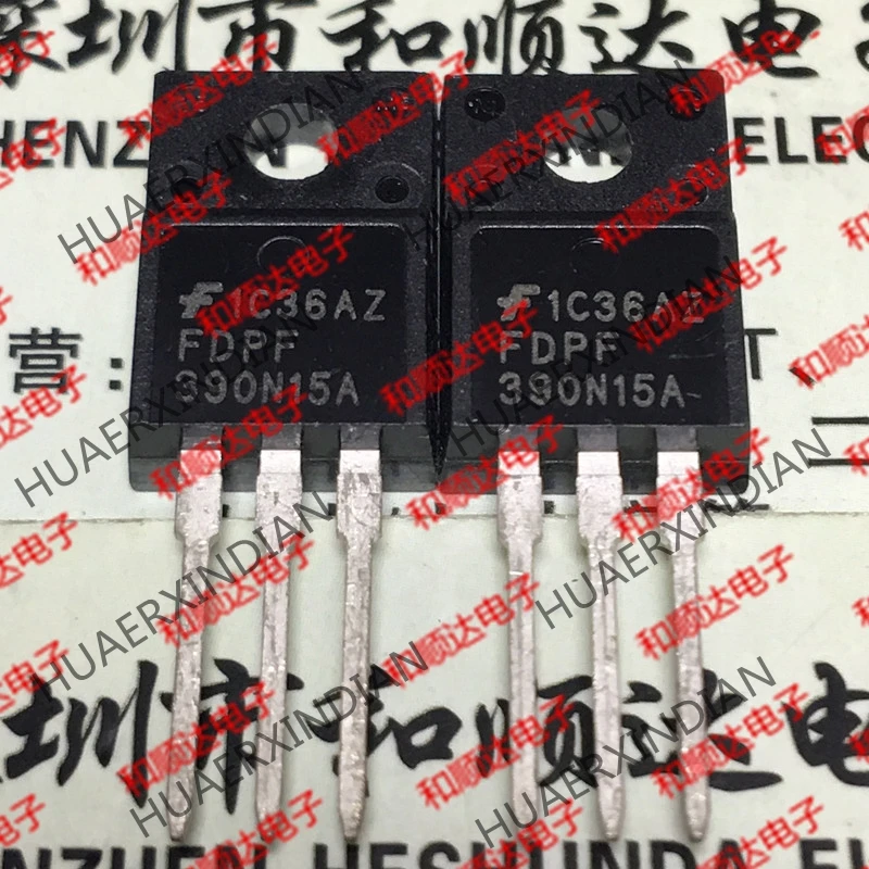 5 шт., новые оригинальные кнопки FDPF390N15A TO-220F