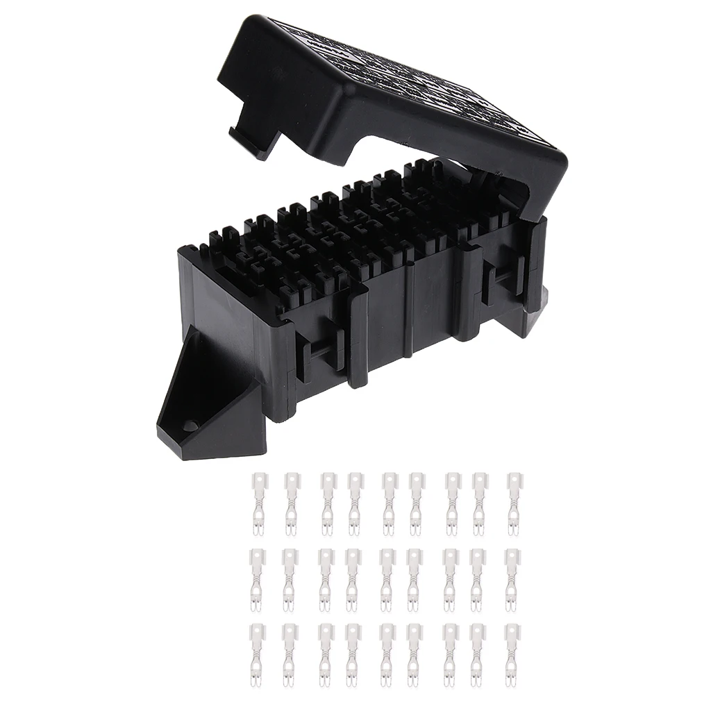 DC 12V 32V 14 Ways Circuit Car Boat Automotive ATC/ATO Blade Fuse Box Holder|Перемычки| |