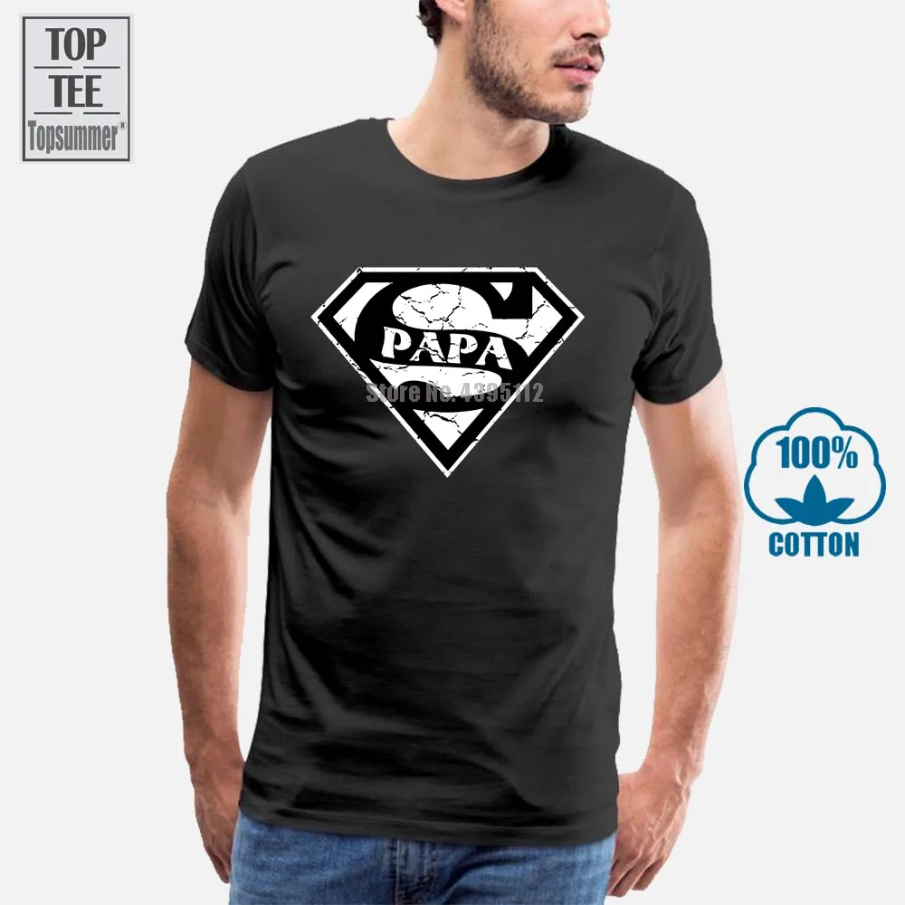 

Футболка Super Papa, забавный подарок на день отца, Мужская футболка для папы, супергерой, папа жизнь, 2019, брендовая одежда, модные рубашки с коротким рукавом