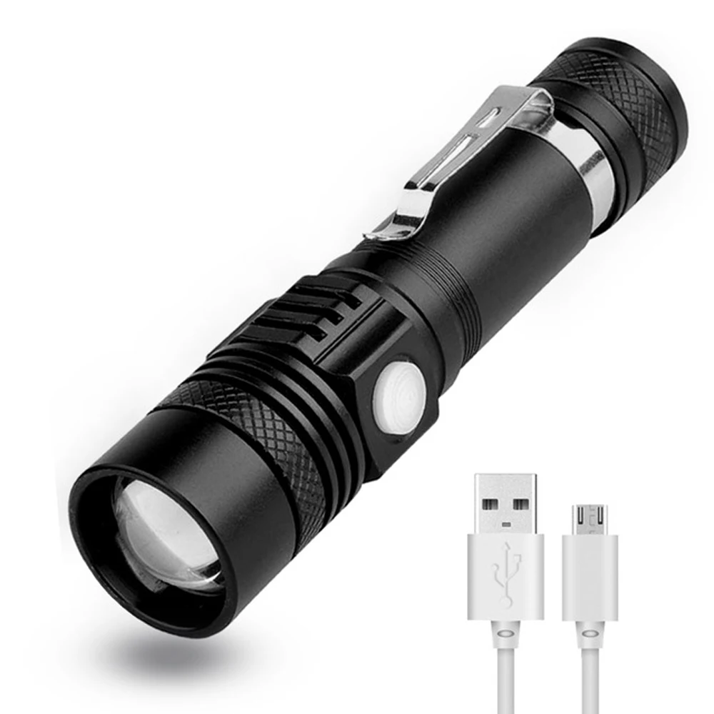 Портативный фонарик Durablle 14500 лм Mini LED18650 Focus USB