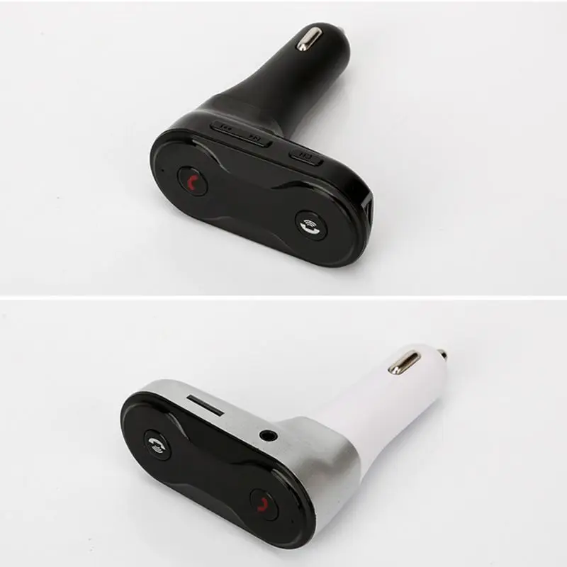 Гарнитура беспроводная Bluetooth fm-передатчик Bluetooth автомобильный комплект C8 AUX мини MP3