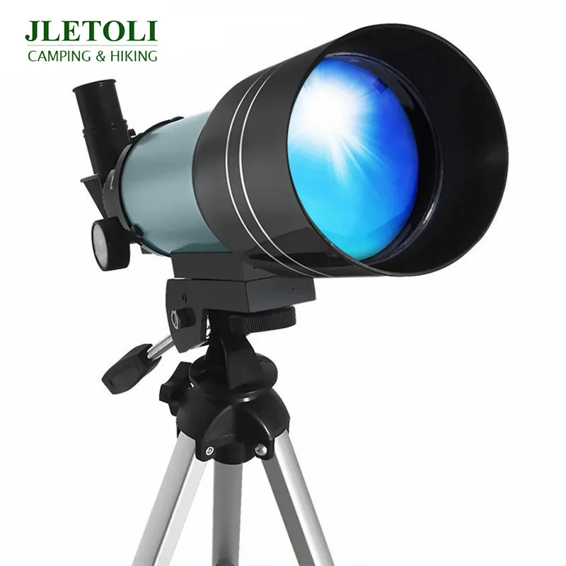JLETOLI 150X Начинающий уровень телескоп астрономический Профессиональный ночного видения монокулярный телескоп со штативом наблюдения луна
