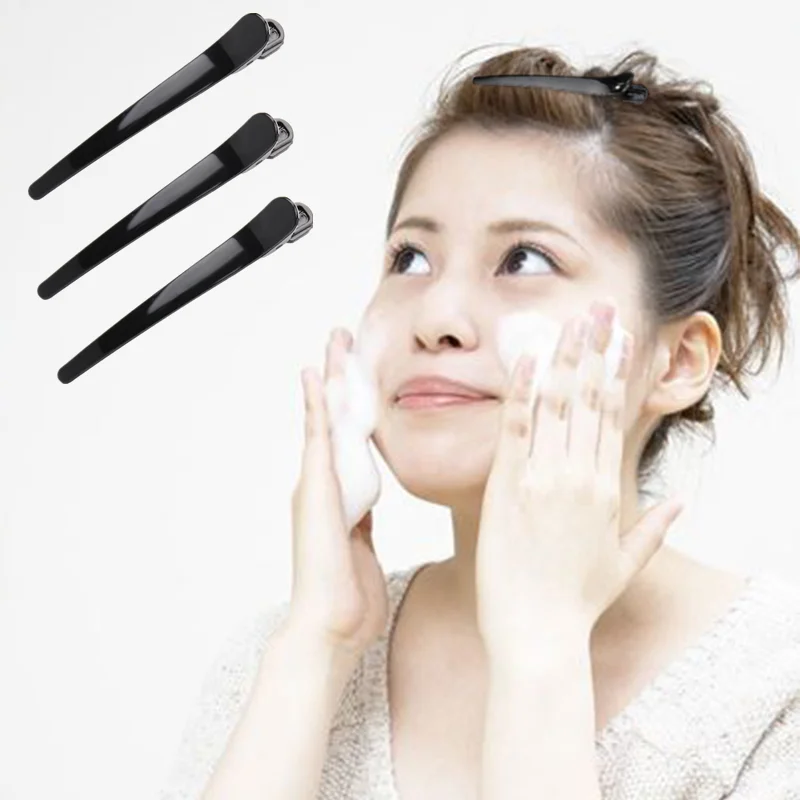 

Women Hair Clip Resin Hairpins Matte black Color Fashion Hair Pins Barrettes Women Make Up Washing Tool Hair Accessories