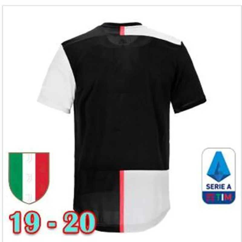 juffon soccer jersey BUFFON Dybala DE LIGT Ramsey Emre Can Ronaldo Mandzukic Kean Футбольная Футболка 19/20 juve - Цвет: shirt19