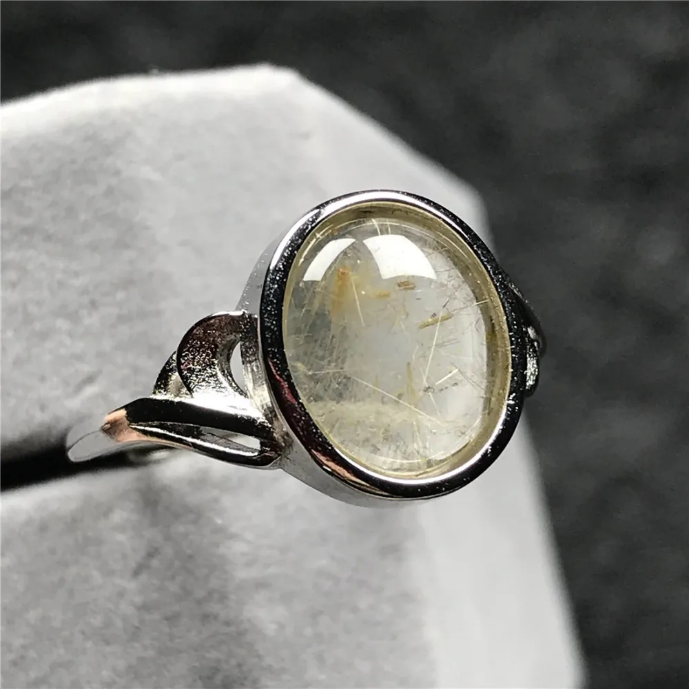 Gold Rutilated Quartz Ring (81)