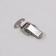 10Pc Kast Box Sloten Veerslot Catch Toggle 45*16Mm Iron Hasps Voor Schuifdeur Venster meubels Hardware