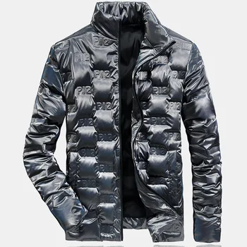 

Men s down coat winter leisure men s down jacket pure color common fashion city the body coat collar garments