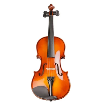 

HOT-Brand High Quality Solid Wood Violin with Case Bow Strings Shoulder Rest for Beginner Students
