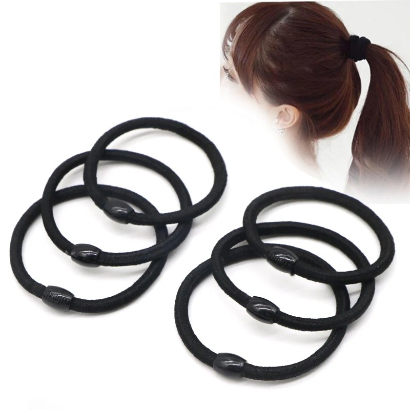 50 piece rubber elastic hair band for woman/girl ponytail in various colours 