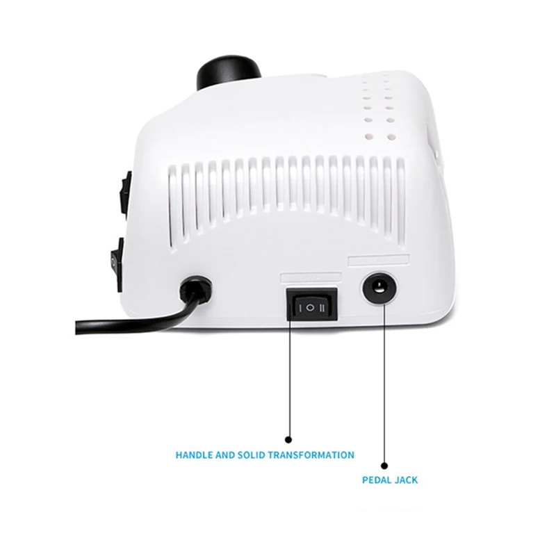 

30000RPM Nail Electric Manicure Machine with Grinder Bits Pedicure Milling Cutter V9-Drop