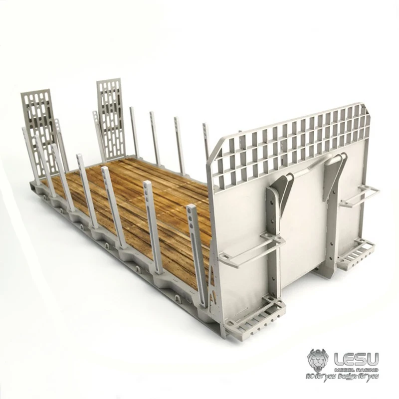 

1/14 truck roll-on full unloading hydraulic pallet truck bucket simulation metal model LS-20160901-G RCLESU Tamiya dump truck