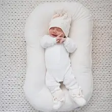 Детский шезлонг, детское гнездо, кровать, переносная кроватка, дорожная кровать для младенцев, Детская Хлопковая Колыбель для новорожденных, детская люлька, бампер для малышей, Nestje