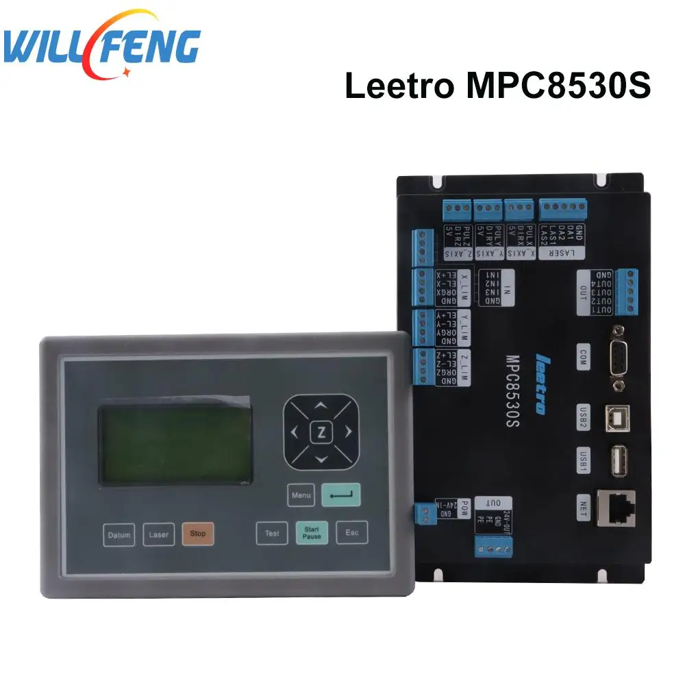 

Will Feng Leetro MPC8530S Co2 Laser Controller For Co2 Laser Cutter Engraving Machine CNC Kit Laser Mainboard System Parts
