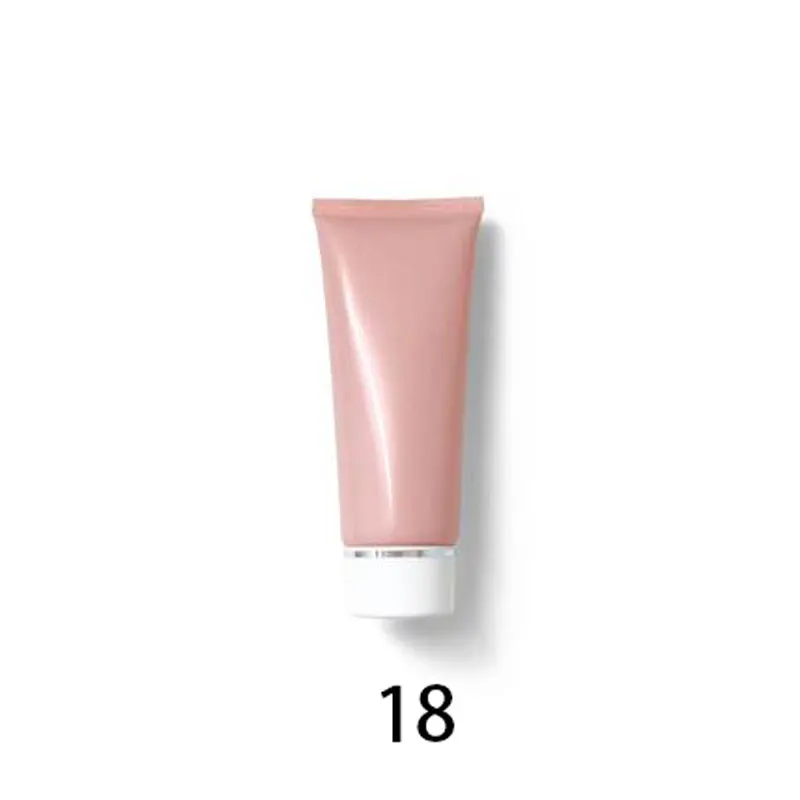 Розовый солнцезащитный крем трубка пустой глянцевый образец лосьона шланг изысканная упаковка контейнеры Мягкие пластиковые тубы 100 мл 50 шт./лот - Color: 18