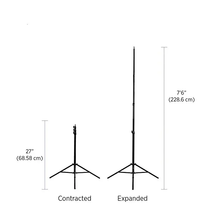 Studopro-2x 7'" классический комплект осветительной стойки [Классический] [для фото и видео] [включает в себя сумку для переноски]