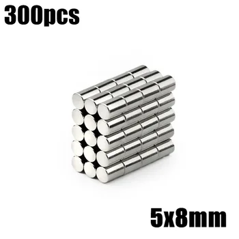 

5x8 mm Neodymium Magnet 300pcs Mini Small Magnet Strong Powerful Permanent NdFeB Super Strong Powerful Magnetic