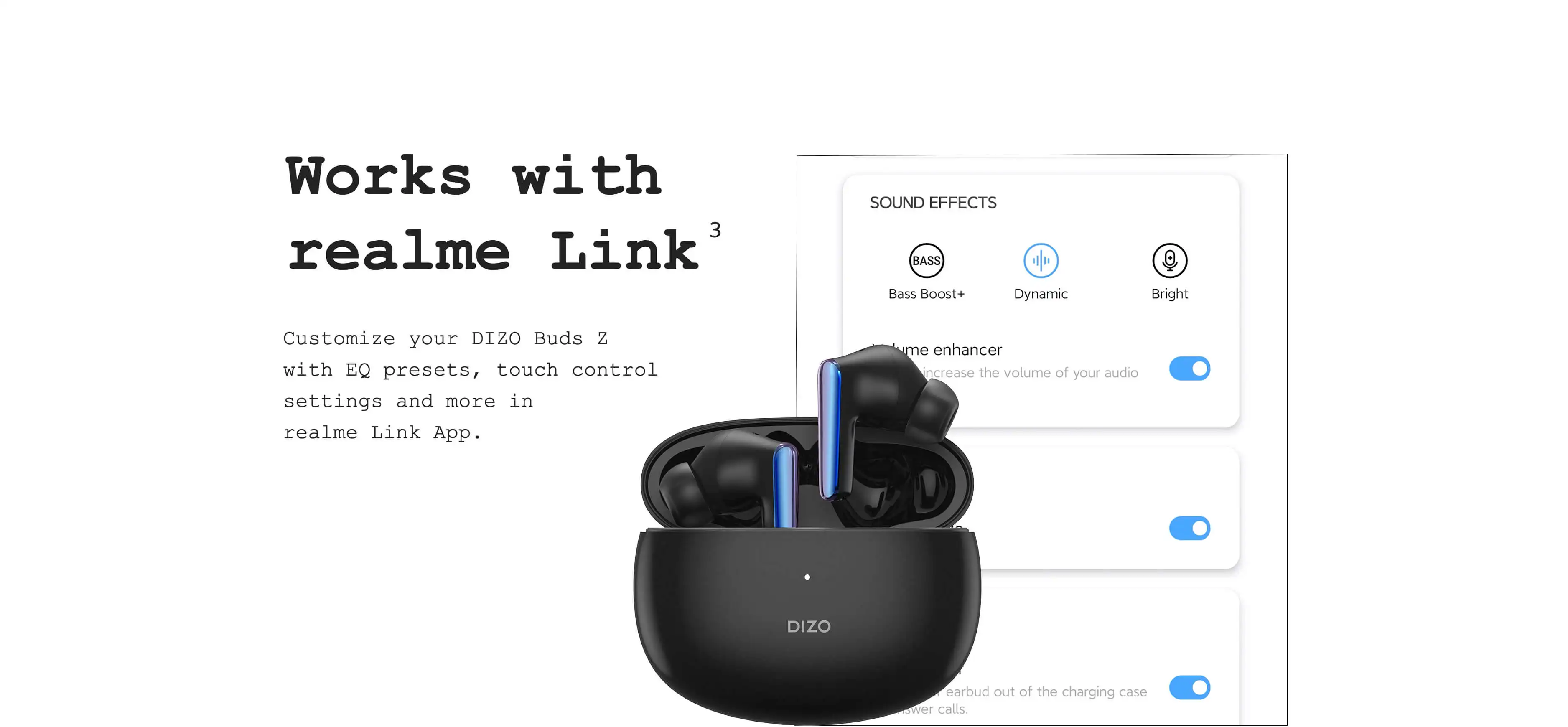 Realme DIZO Buds Z True Wireless Earbuds description image 9