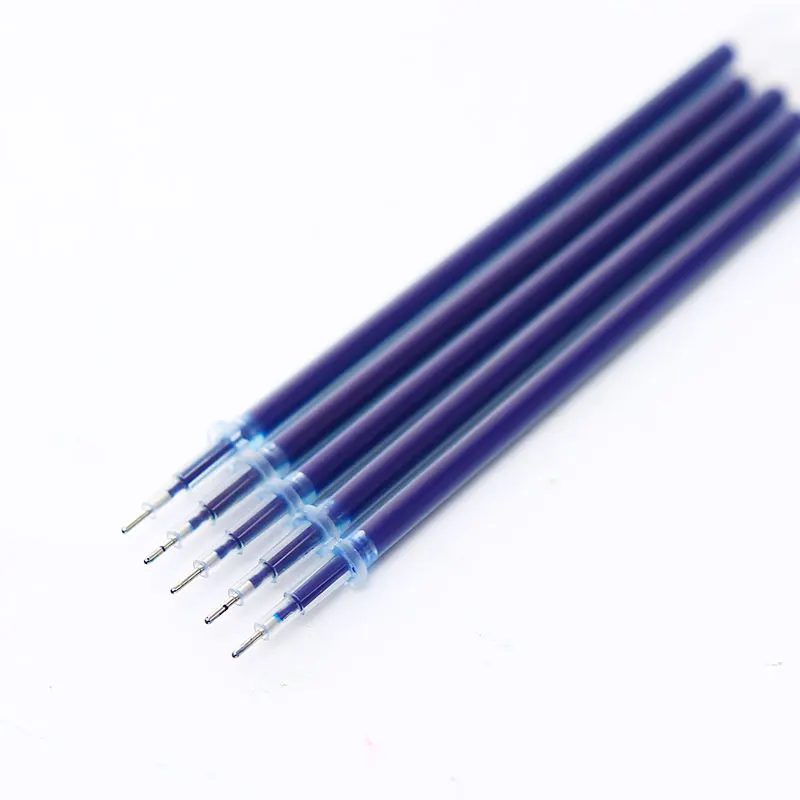 Blue 100pcs 100 шт./компл. стержни для гелевых ручек молочного цвета замена Подпись школы и офиса канцелярские цвета — красный, синий, черный 0,5 мм - Цвет: Blue 100pcs