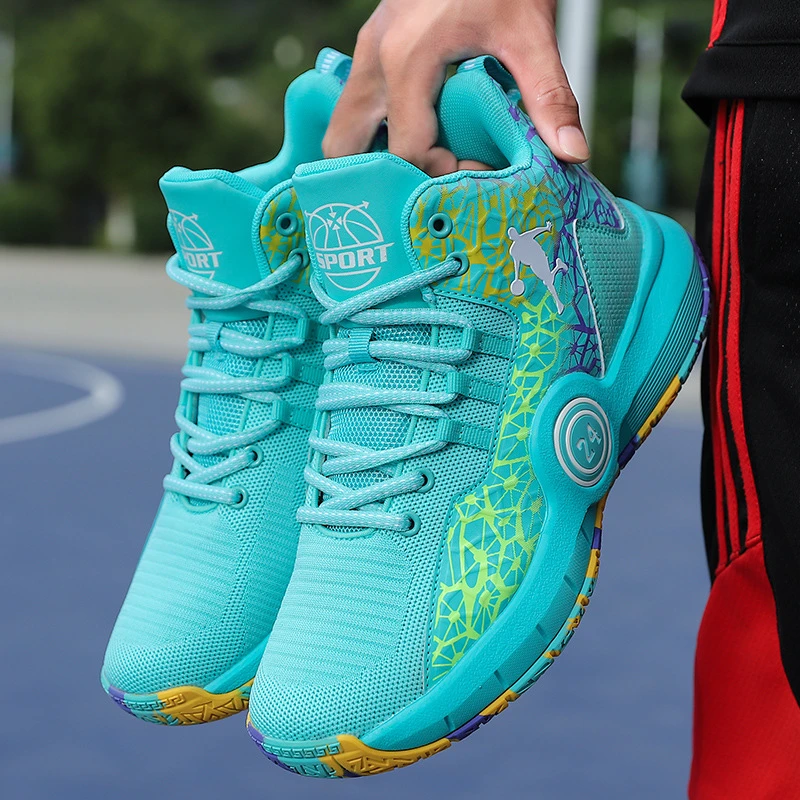 Zapatillas De baloncesto De alta calidad para calzado deportivo con estampado baloncesto, color azul|Calzado baloncesto| -